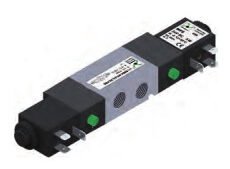VALVULA DUPLO SOLENOIDE  5/2 VIAS - CONEXÃO 1/4 - BOBINA 220V